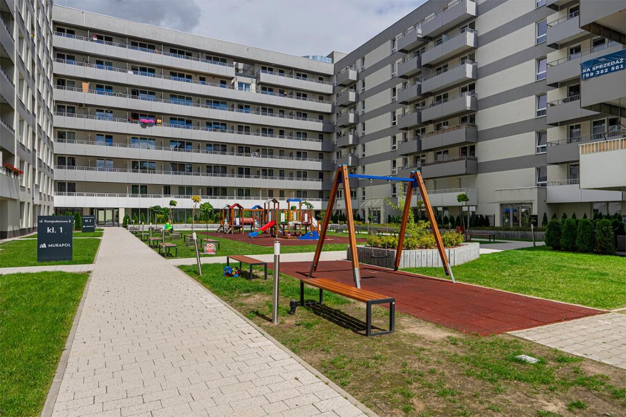 Lotnisko Chopina Modern Apartment Varsovia Exterior foto